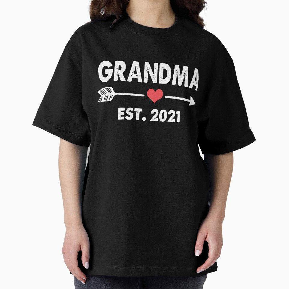 Grandma Est 2021 Funny Mothers Day Gifts New Grandparents Baby Gift by smtworld
