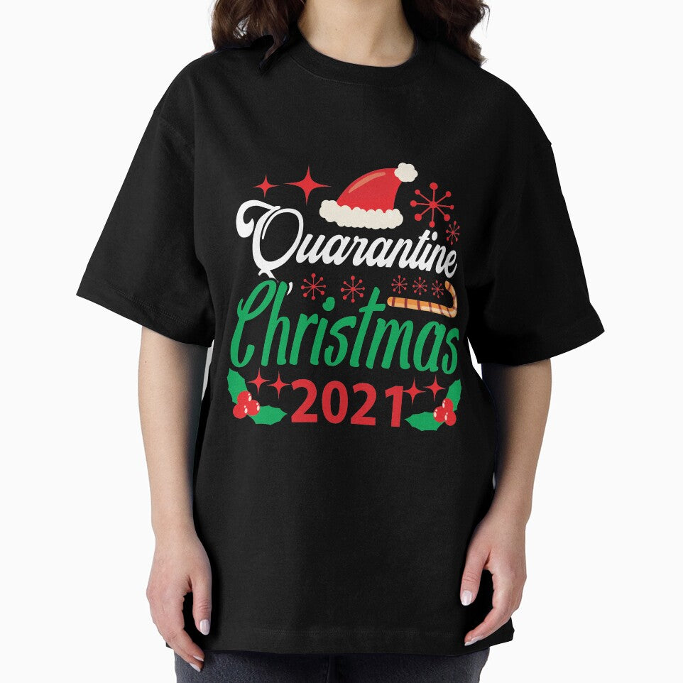 Quarantine Christmas  Funny T-shirt by new-designstore