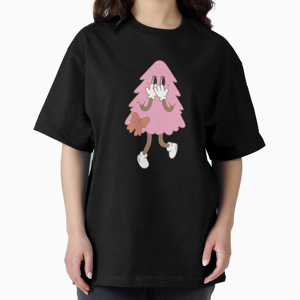 Pink Cartoon Christmas Tree by TheFullFantasy