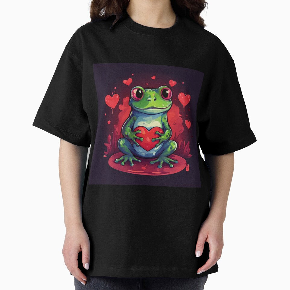 Frog with hearts by Planetporridge
