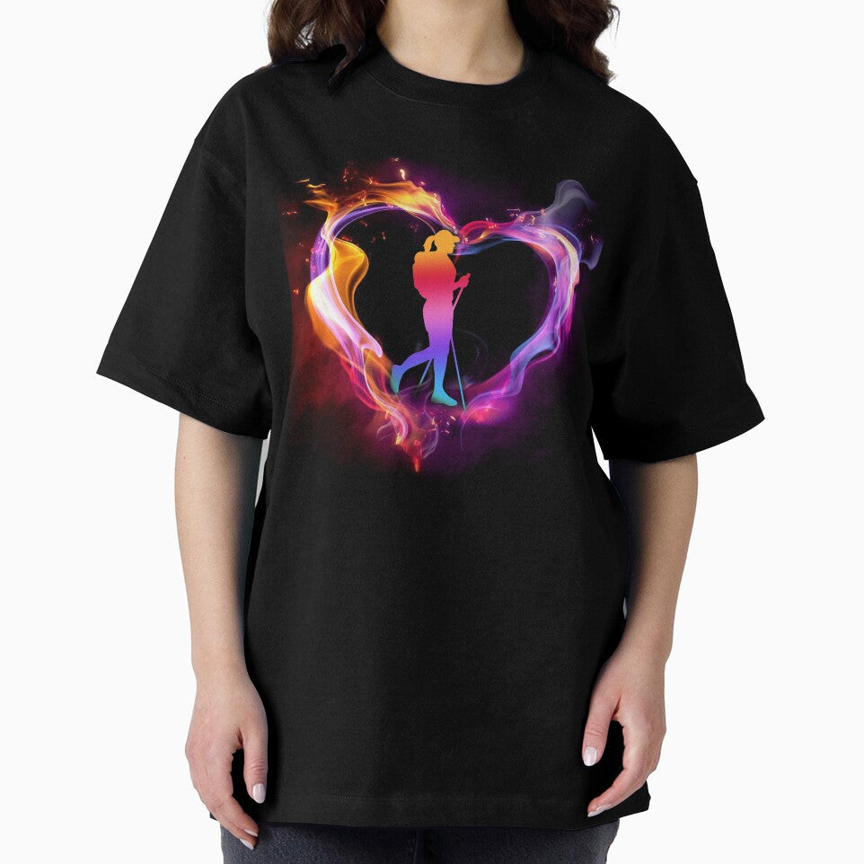Hiking Heart Love Art by VannaShanha