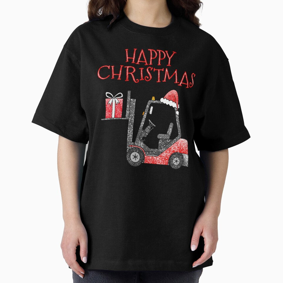 Christmas Forklift Truck Driver by doodlerob