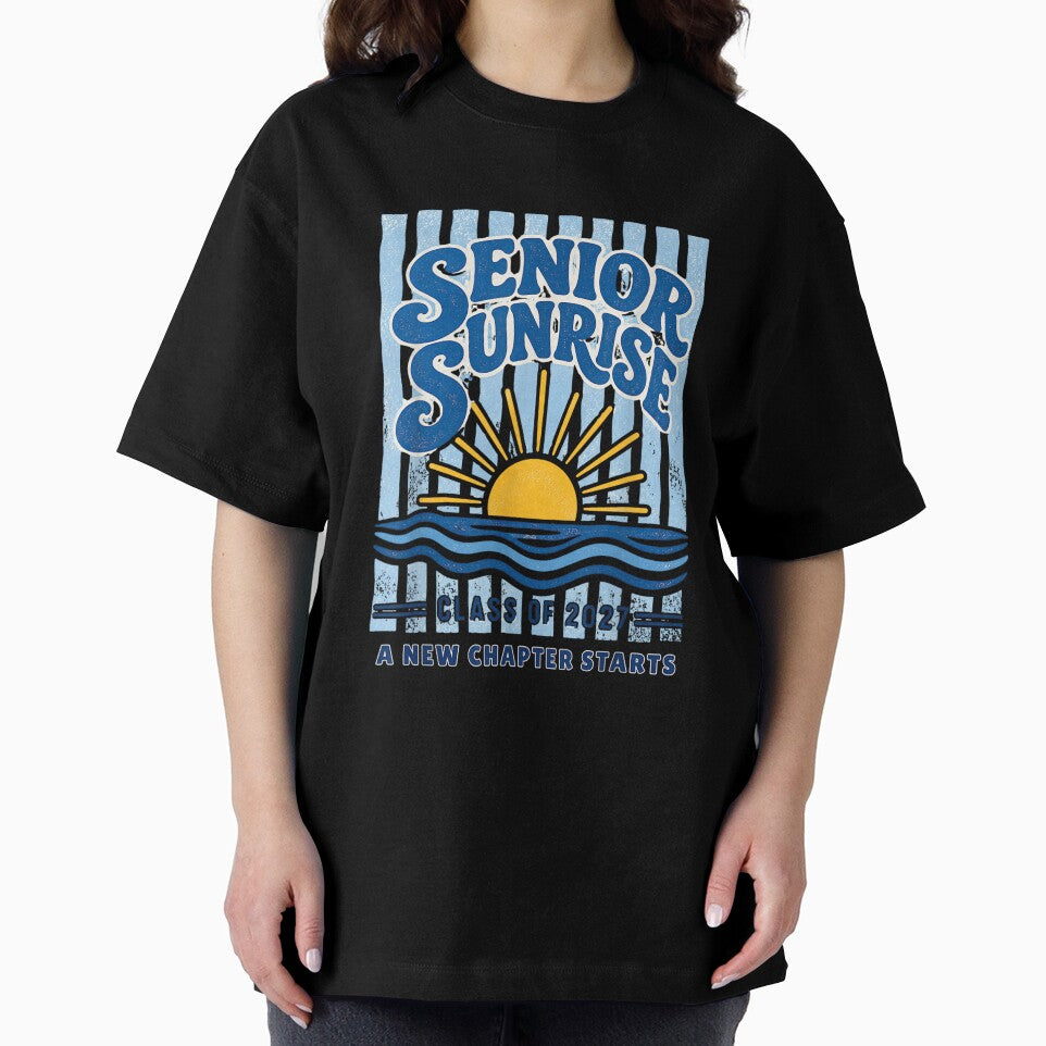 Senior Sunrise Class of 2027 Graduation Beach Retro Vintage Design by abig-eiyana