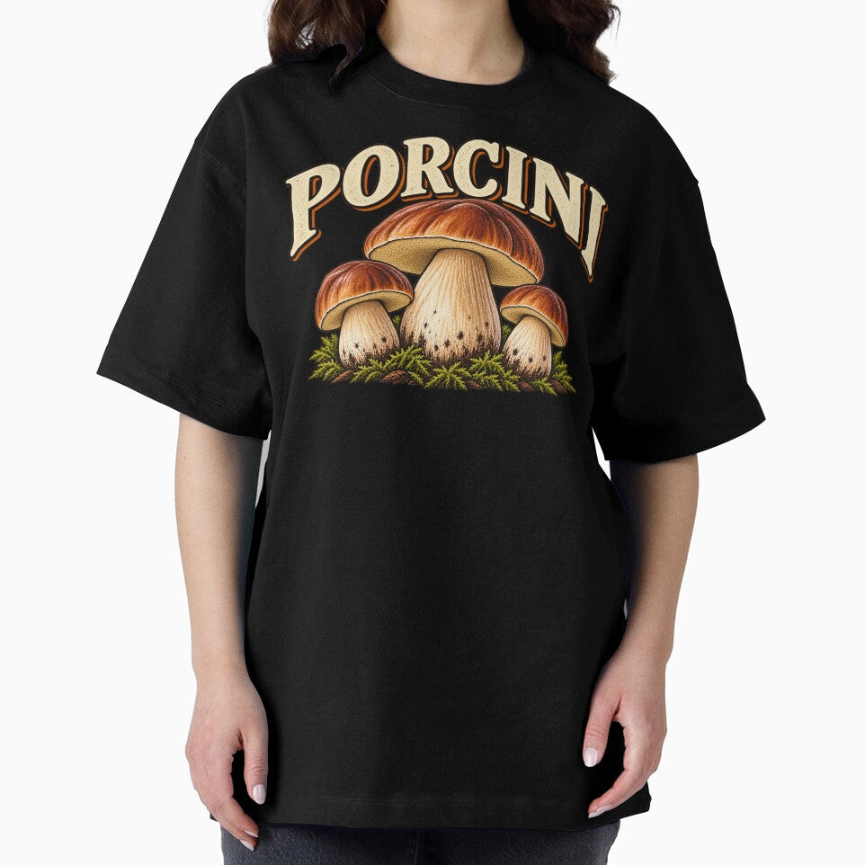 Porcini Mushroom Vintage Foraging Design by OddHobbyClub
