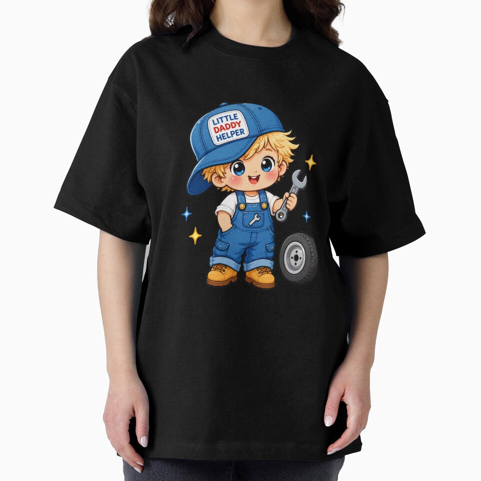 Little Daddy Helper Mechanic Boy Cute Kawaii Toddler Mechanic Design by HiPatti