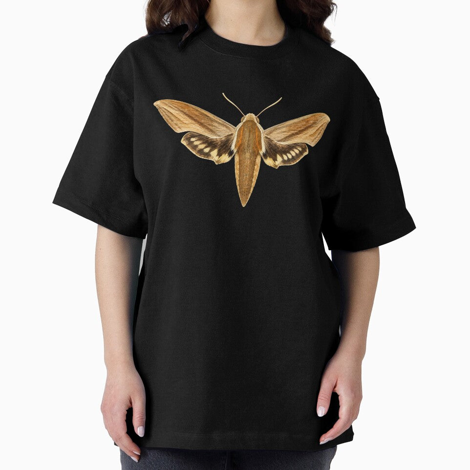 Tersa Sphinx Moth Xylophanes Tersa Watercolor Style by Harpagann