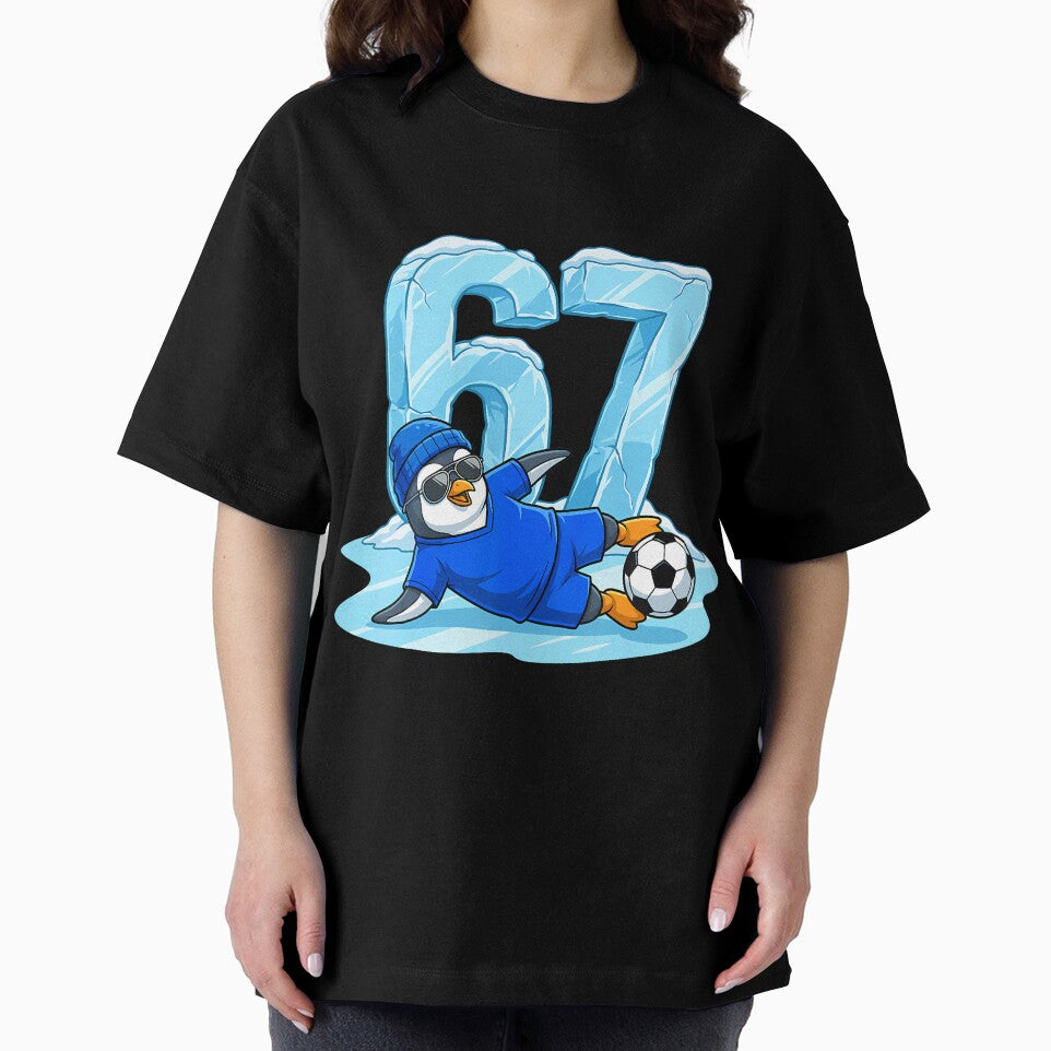 Penguin Soccer 67 Ice Slide Funny Winter Sports by endabettyau