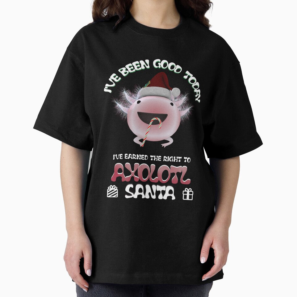 I've Been Good Today Funny Axolotl Christmas Gift by hyproinc