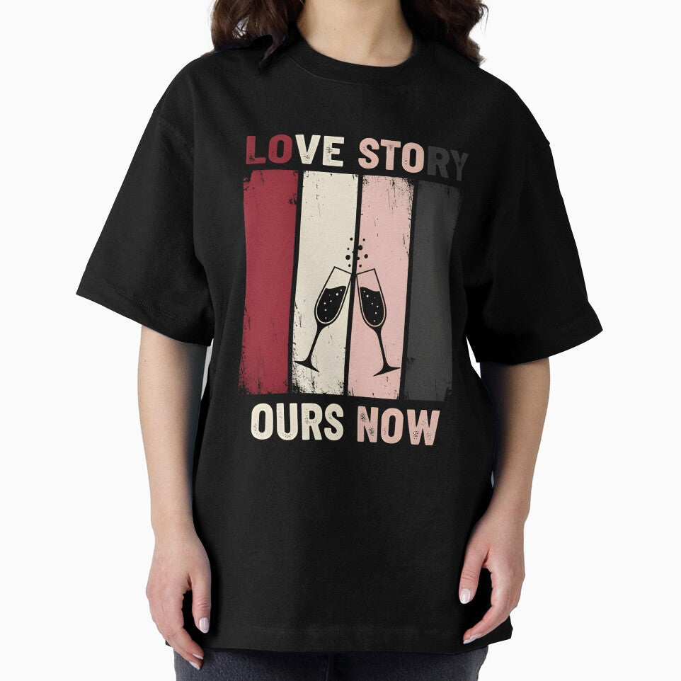 Love Story Ours Now Retro Vintage Anniversary Celebration by MANA-Goods
