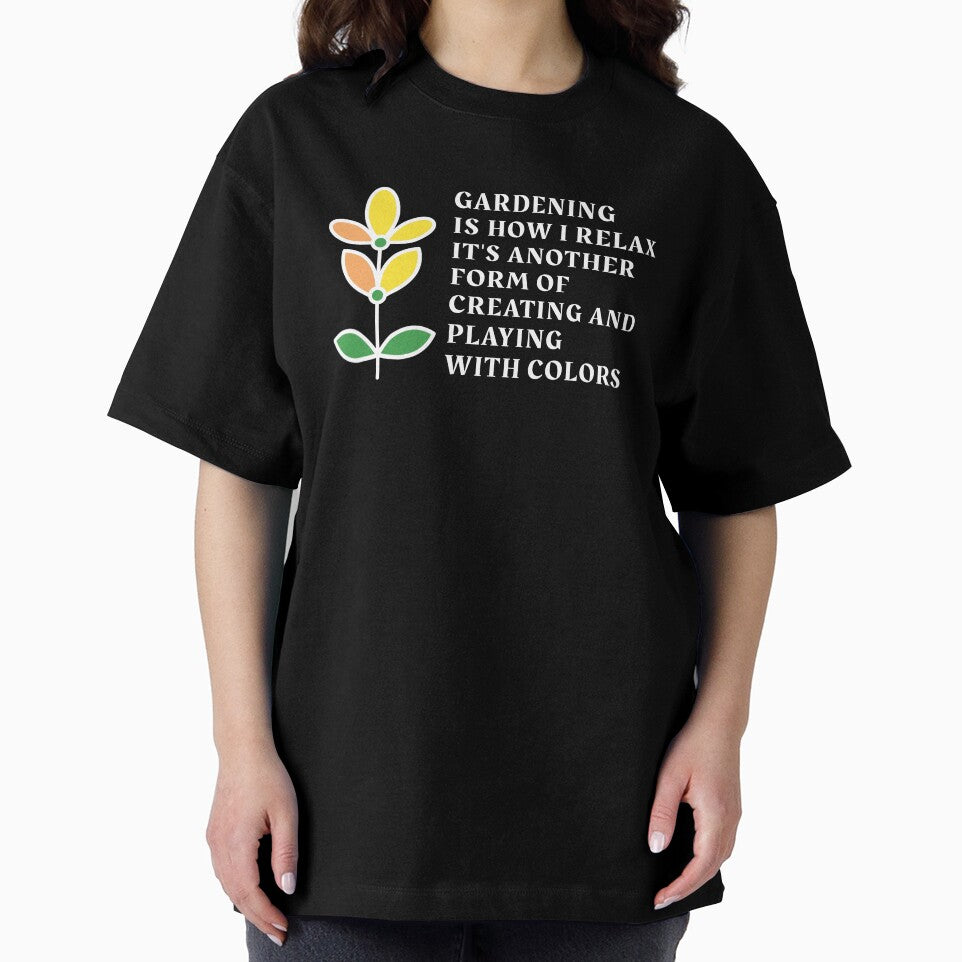 Gardening is how i relax, funny gardening hobby sayings by Art Wear Nation