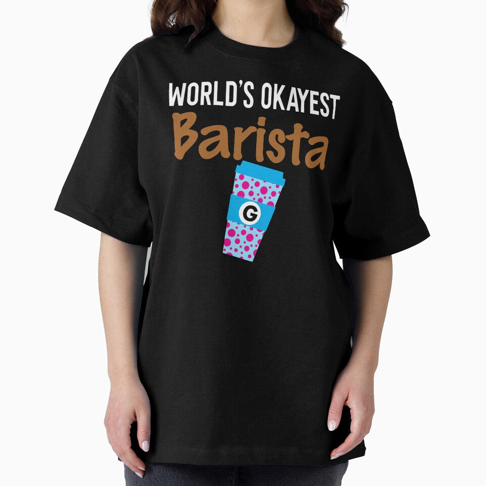World's Okayest Barista Monogram G by ZiesMerch