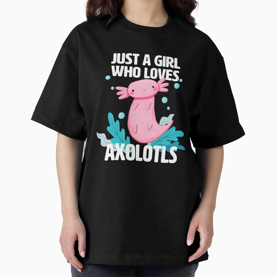 Just a Girl who loves Axolotls - Cute axolotl for girls by BrainlabStudios