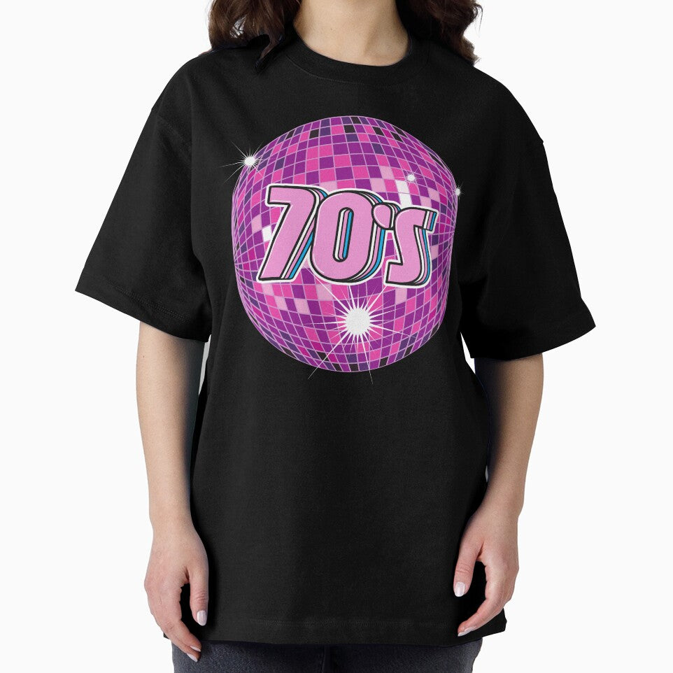 Shiny 70s Disco retro mirror ball by Quacktails