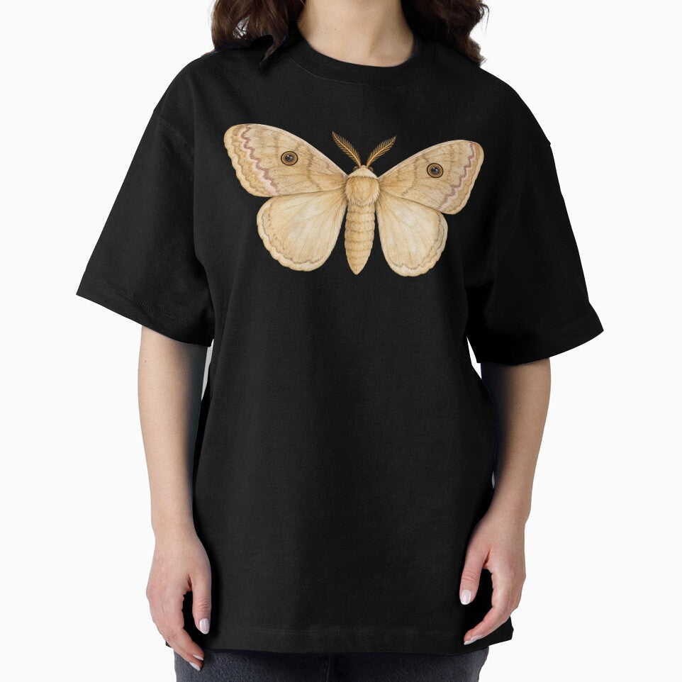 Chinese Tussar Moth Antheraea Pernyi Watercolor Style by Harpagann