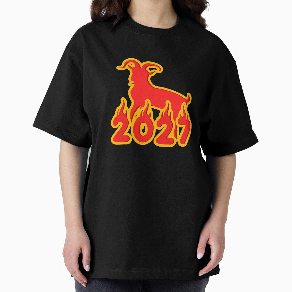 2027 Year Of The Fire Goat by CamilasPrints