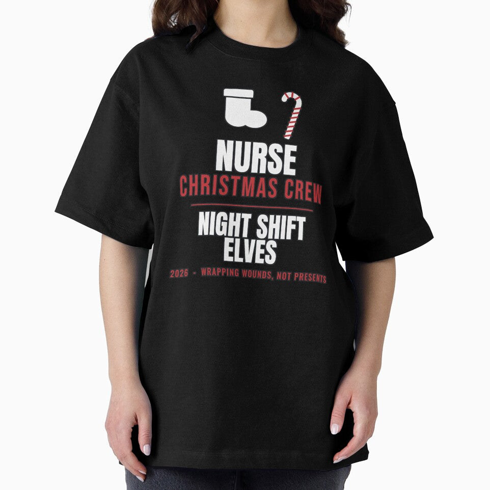 Nurse Christmas Crew Night Shift Elves 2026 by PeaksAndPrints