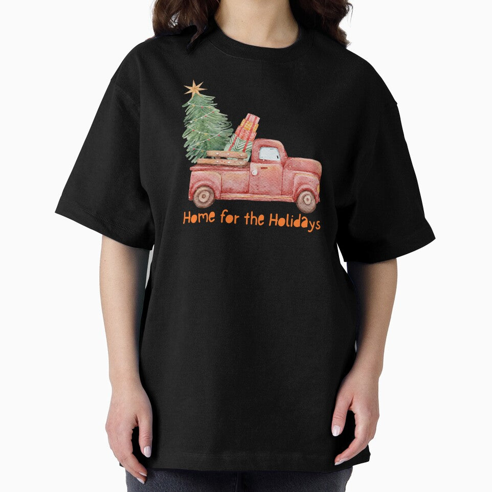 "Vintage Christmas car Ride: Home for the Holidays" T-Shirt by NooHaART