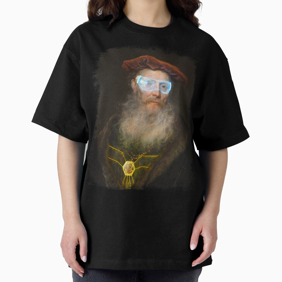 The Guard with Protection Amulet | Metaverse goggles | Pendant Necklace Talisman | Dark Academia | Gift Idea for Gamers, Sci fi and Fantasy Lovers by Any Color Designs