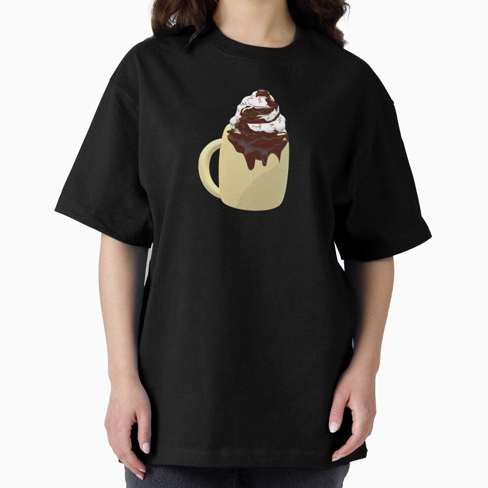 Mug of Hot Cocoa with Whipped Cream, Melted Chocolate and Chocolate Sprinkles by ArtByLM