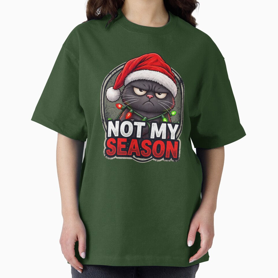 Grumpy Christmas Cat – Not My Season by Infinitee8hirts