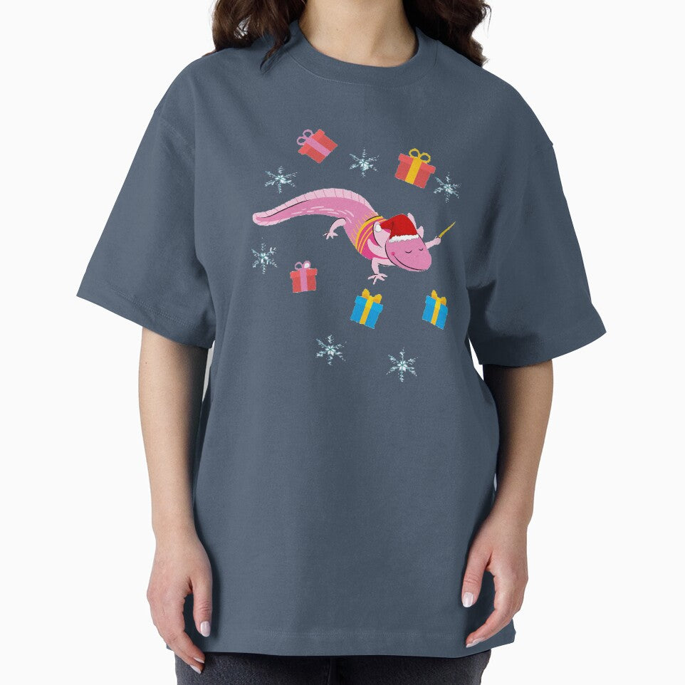 Axolotl Christmas by T-ShirtIn85