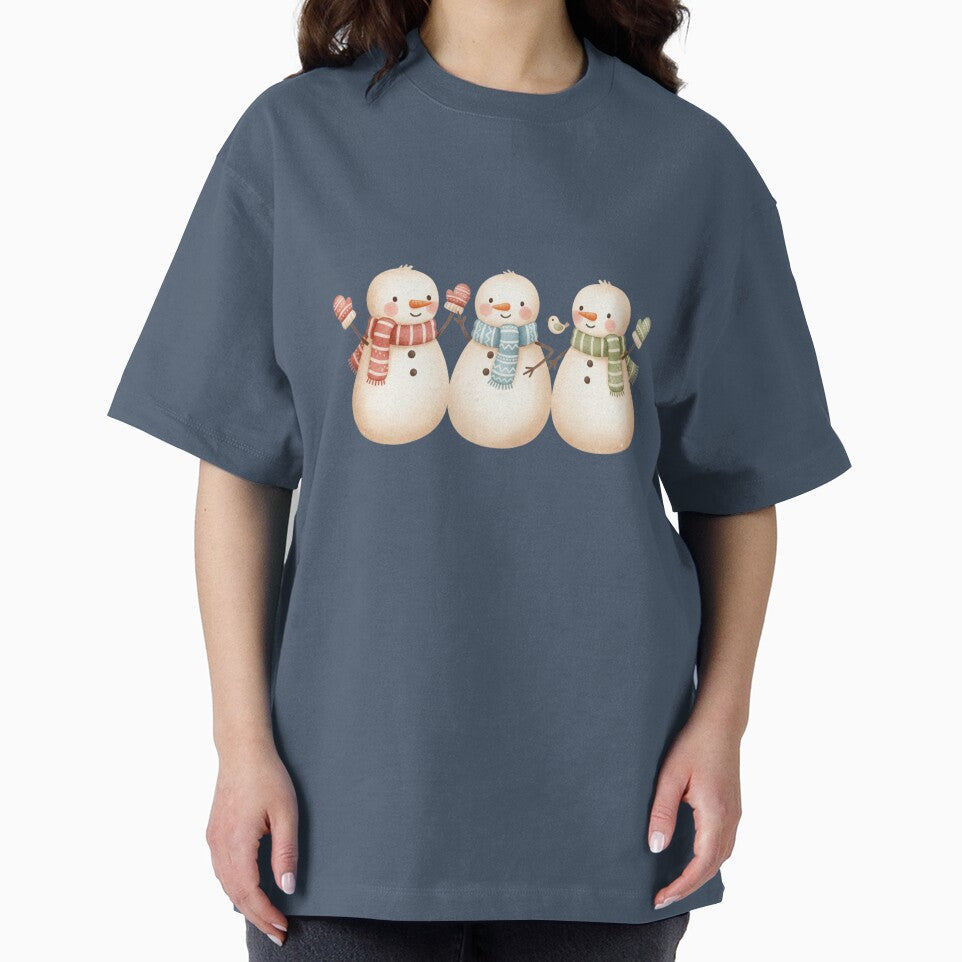 Cute Snowman Trio Christmas Winter Friends by ZYNORAworld