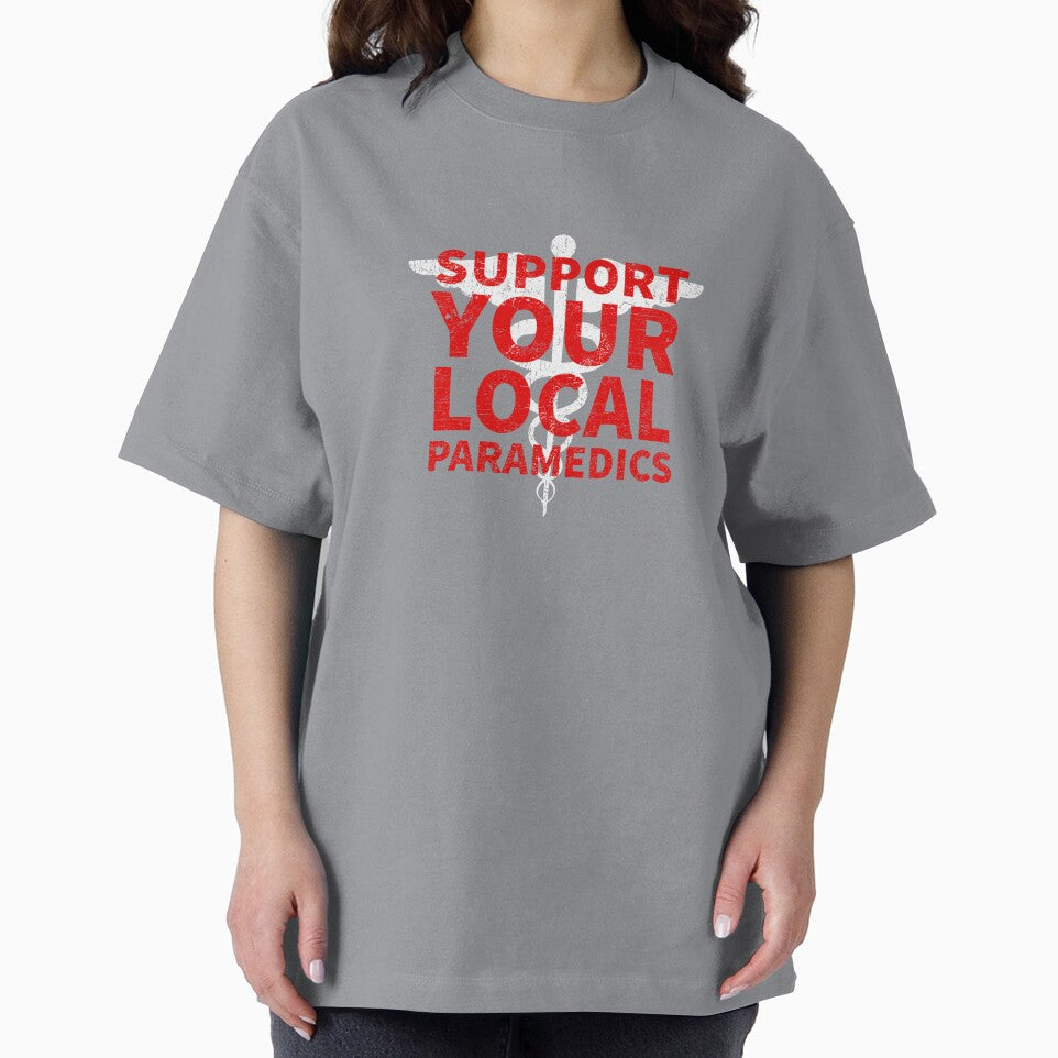 Support Your Local Paramedics RN Registered Nurse EMS Paramedic COVID 19 DISTRESSED VERSION by Dan Brady
