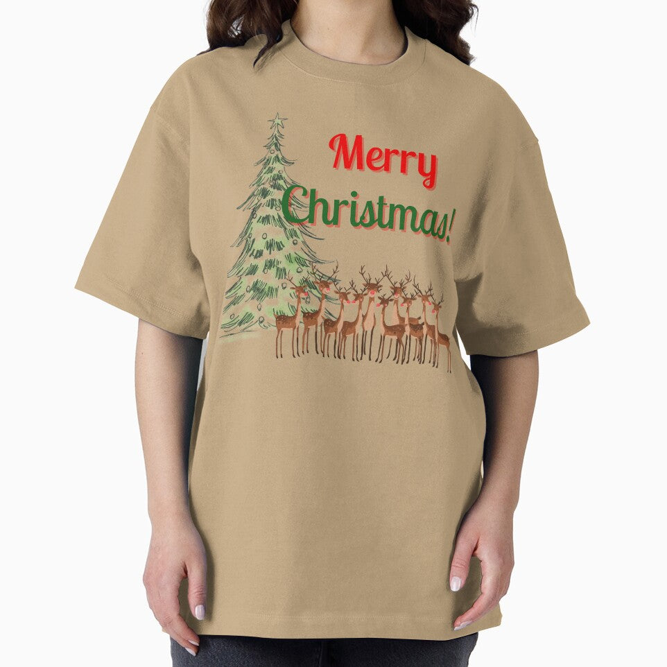Group of Reindeer wish you Merry Christmas! by Goldmedaldesign