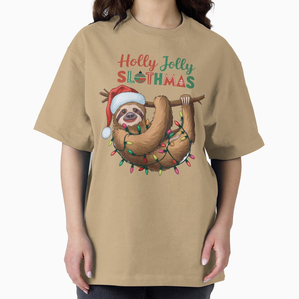 Holly Jolly Slothmas by mergmart