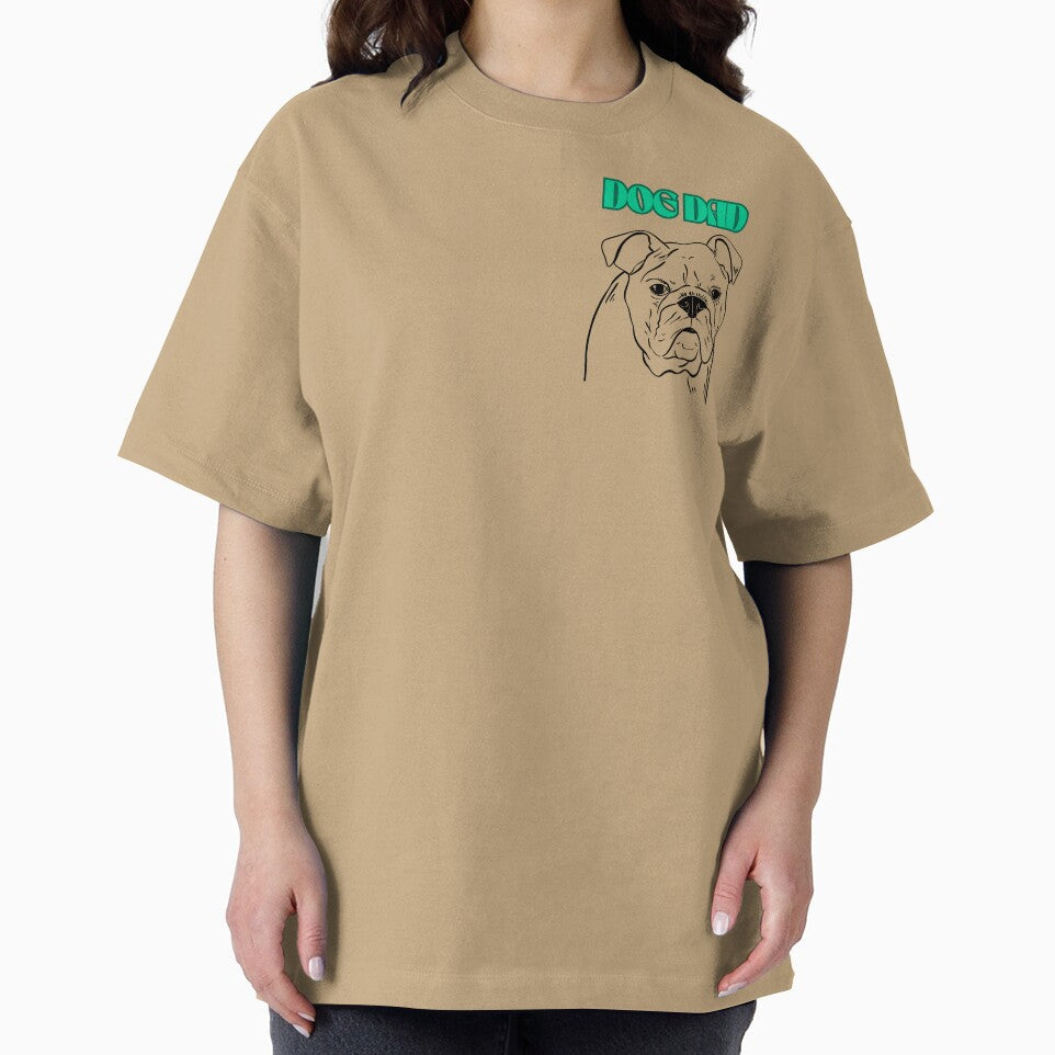 "Dog Dad Retro Style T-Shirt Gift for Dog Lovers" by KantaponEarth