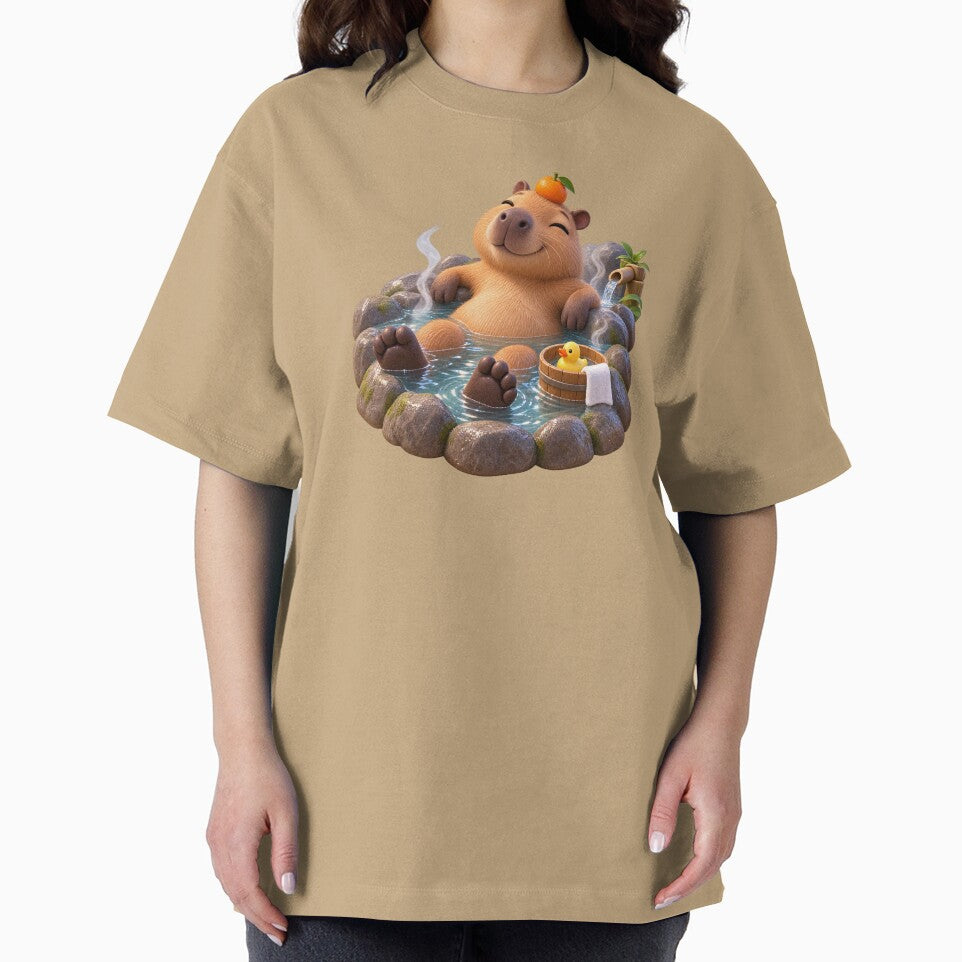 Cute Capybara Hot Spring – Relaxing Capybara by LST-Desings