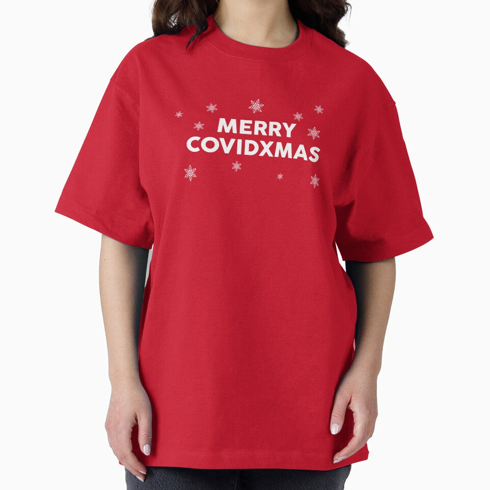 Merry Covidxmas Happy New Year Funny Text Gift by GoldenDov