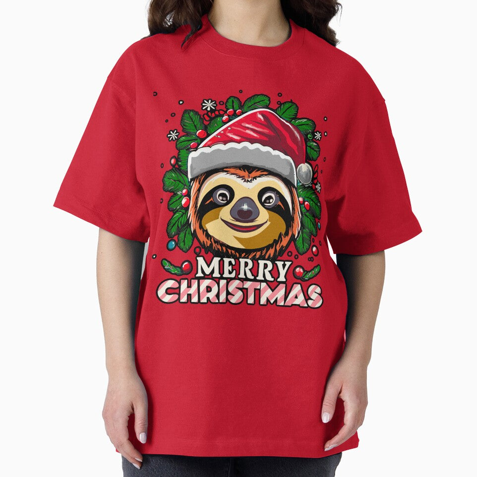 Funny Sloth Merry Christmas, sloth Christmas, funny sloth ver2 by AW2 Designs