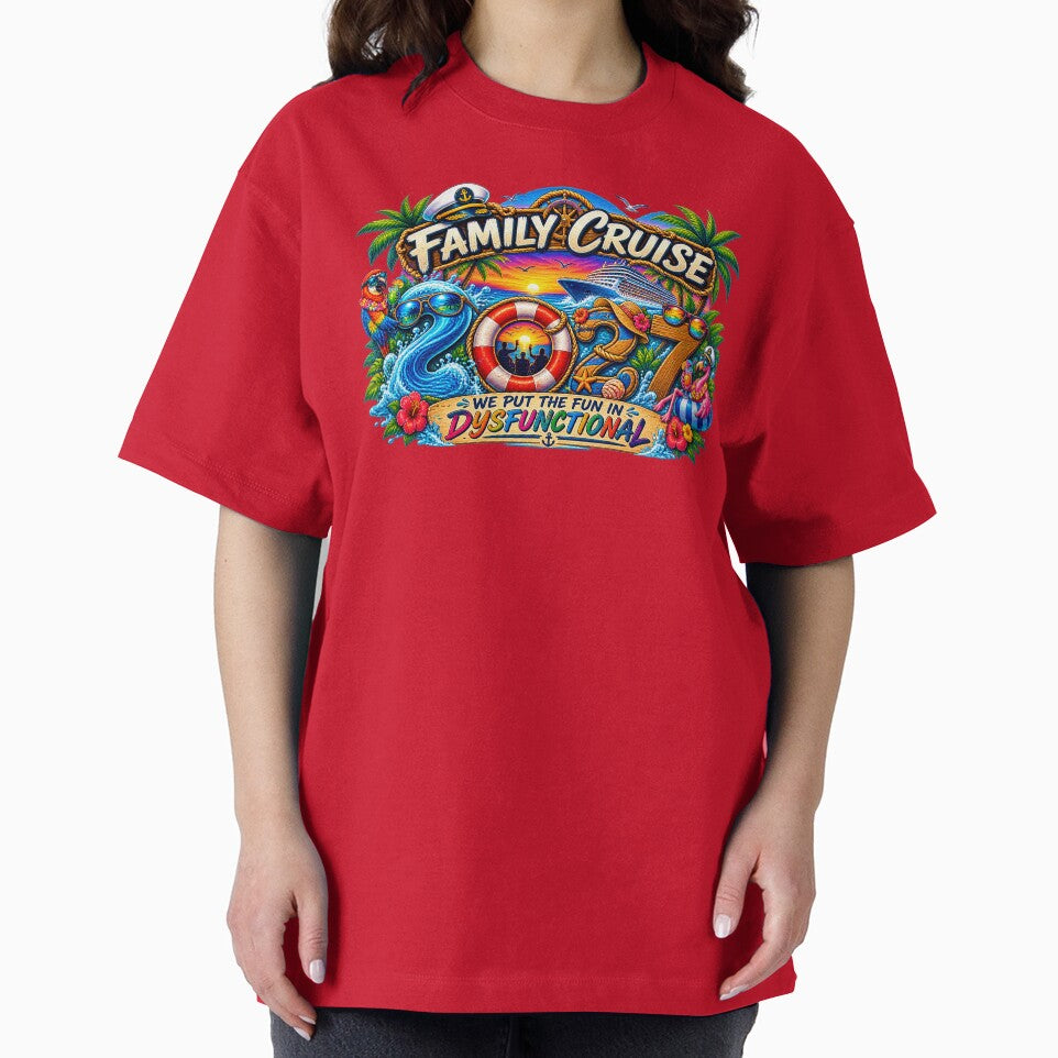 TRAVEL COLLECTION - FAMILY CRUISE - 2027 - WE PUT THE FUN IN DYSFUNCTIONAL v7 by WheelieGdArt