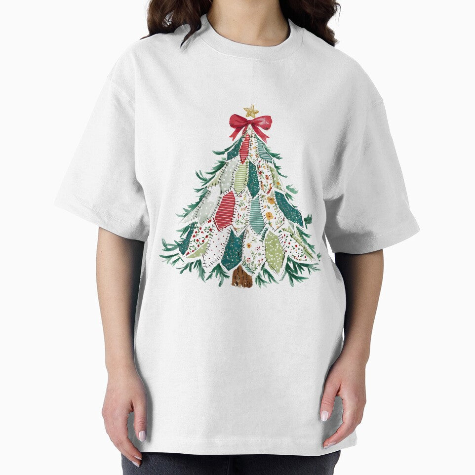 Faux Patchwork Christmas Sweat by Chiemekaokechuk