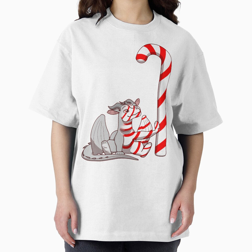 Candy Cane Dragon by MistyBookwyrm