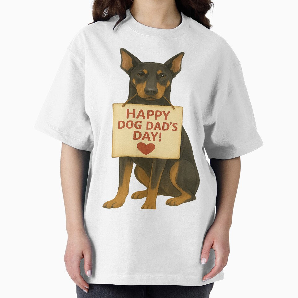 Doberman Love – Happy Dog Dad’s Day Art by AbstractAnom