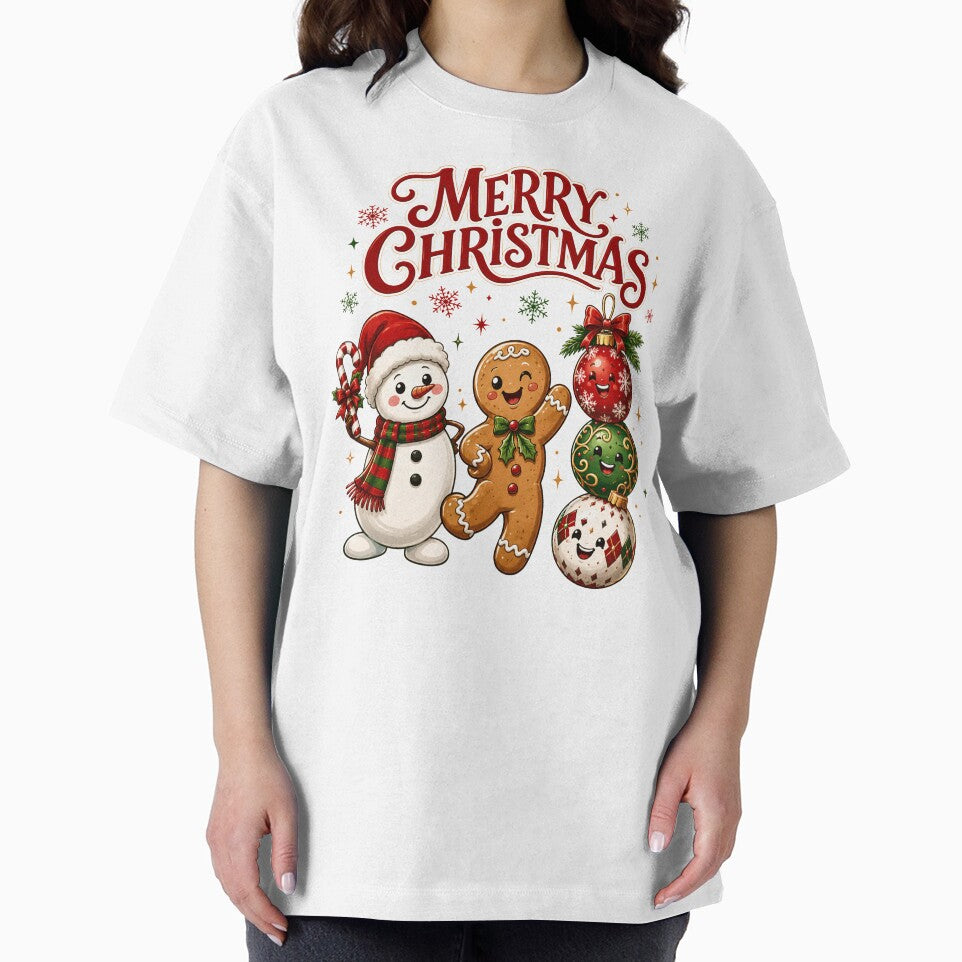 Merry Christmas  - Cheerful Christmas Characters and Ornaments by Steele-Art