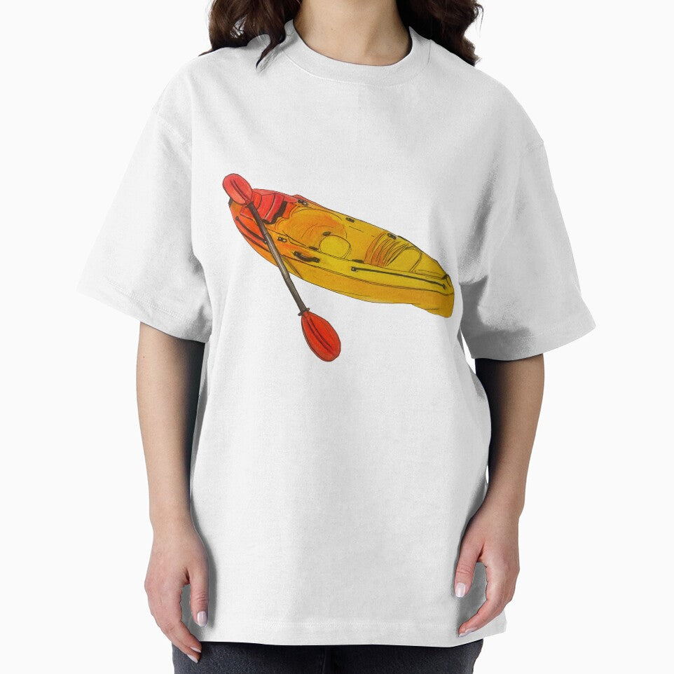 Hand Drawn Kayak by Lena Draws