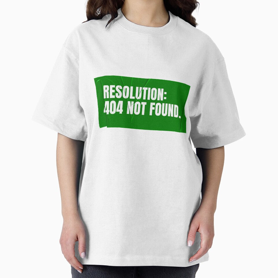 404 Not Found Resolution - Funny Programmer New Year Joke by Wow.Monique