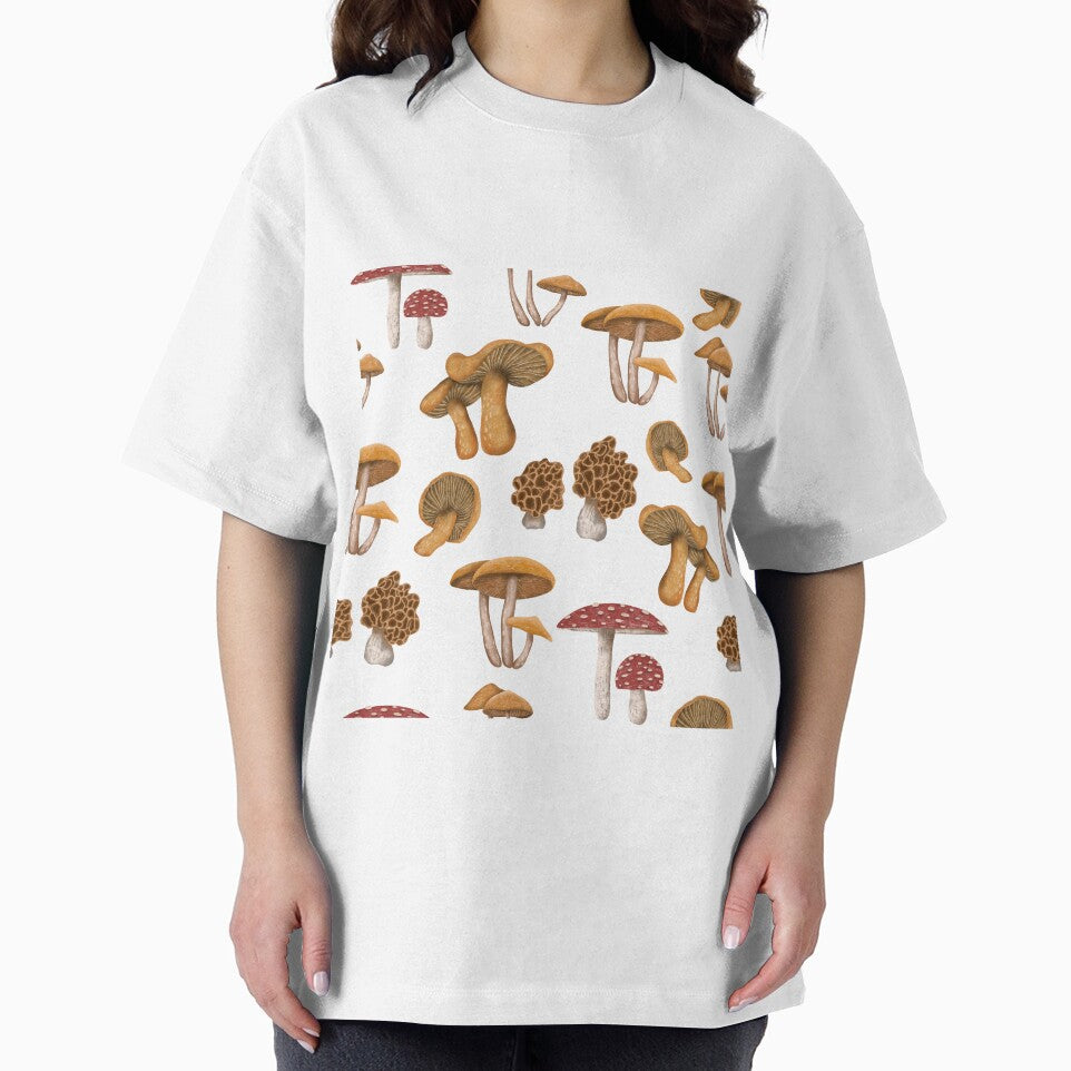 Wild mushroom seamless pattern by pinkyfish1010