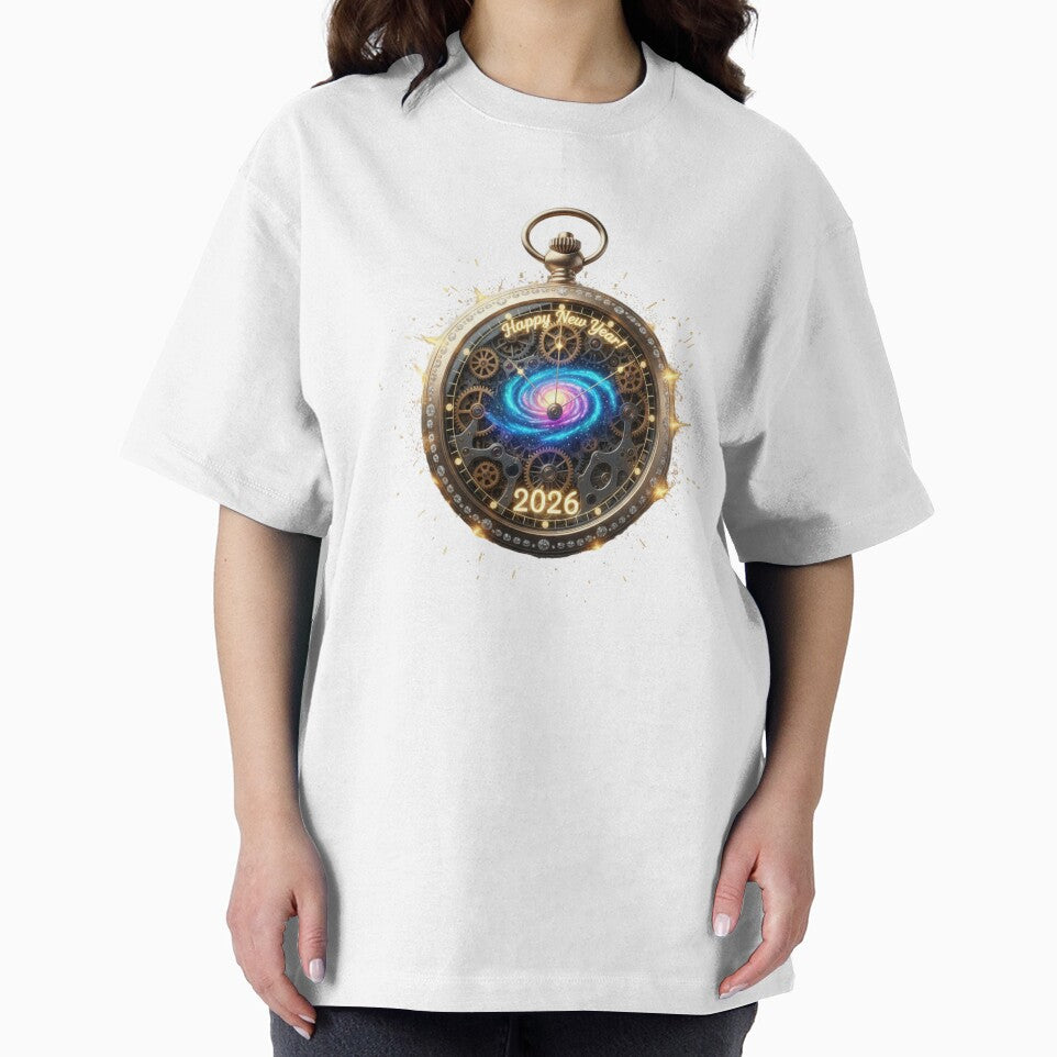 Cosmic Countdown 2026: Steampunk Galaxy Pocket Watch - Happy New Year! by MonaRose_Art