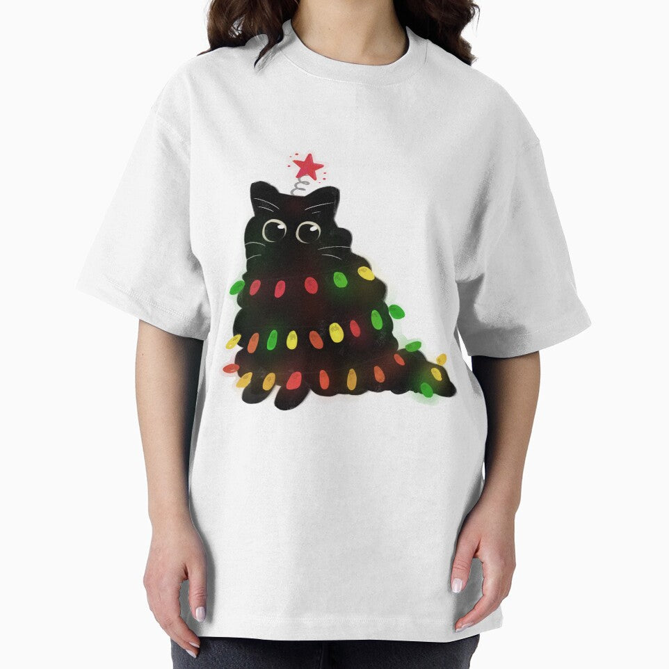Black Cat Christmas Tree by Asutip