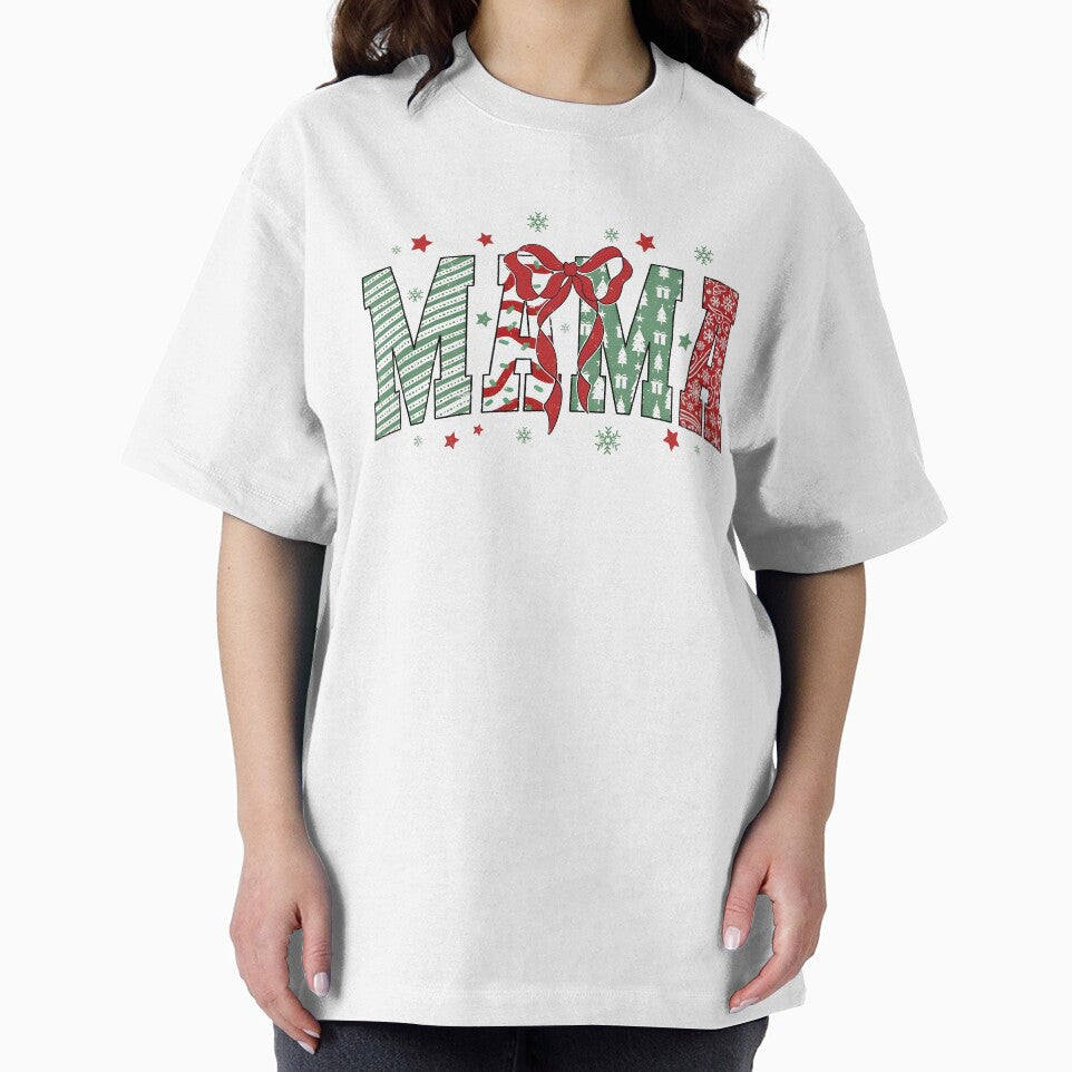 Retro Mama Christmas, Varsity Checked Mama by Chloemarti