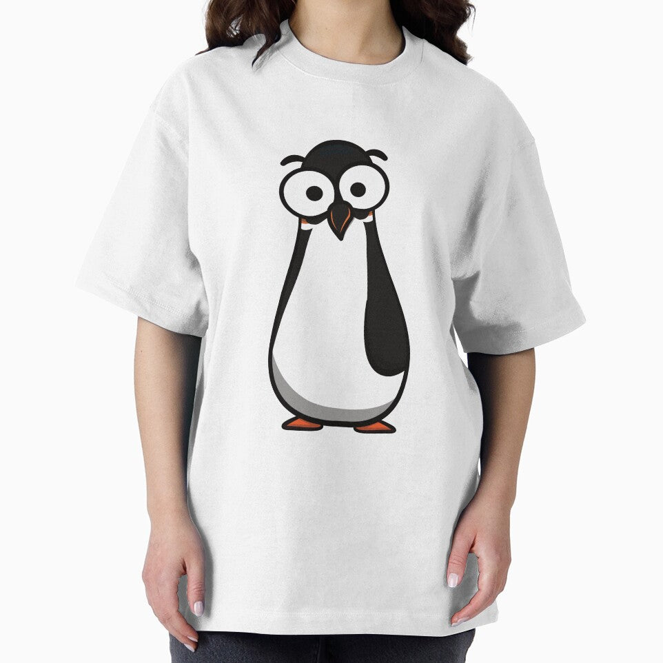 Wide eyed Penguin cartoon by ClumsyCat