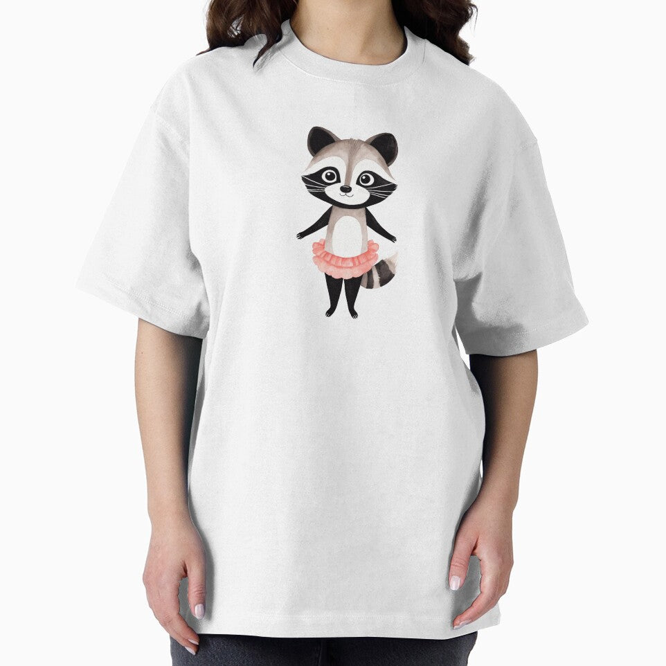 Adorable Watercolor Raccoon in Outfits by Victoria Riabov