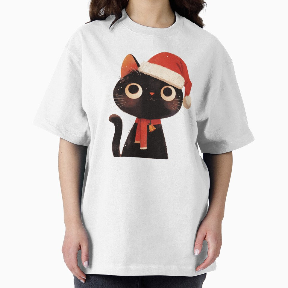 festive Santa hat kitty cat by MendaciousMina