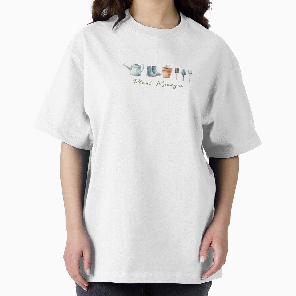 Plant Manager Comfort Color Shirt, Funny Project Manager Gift, Gardening Watercolor Tee, Plant Lovers T-Shirt, Gardening Tools Graphics by suchadaga