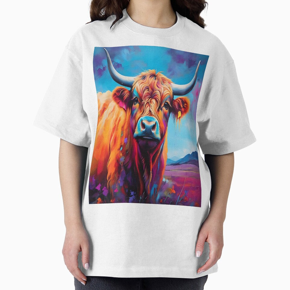 Highland Cow Art Majestic Portrait by Tamas Das