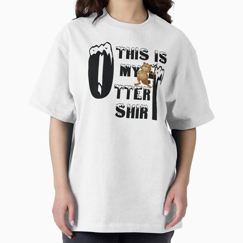 this is my otter shirt, Funny Animal, funny Otter Gift, cute animal by HananDesign13